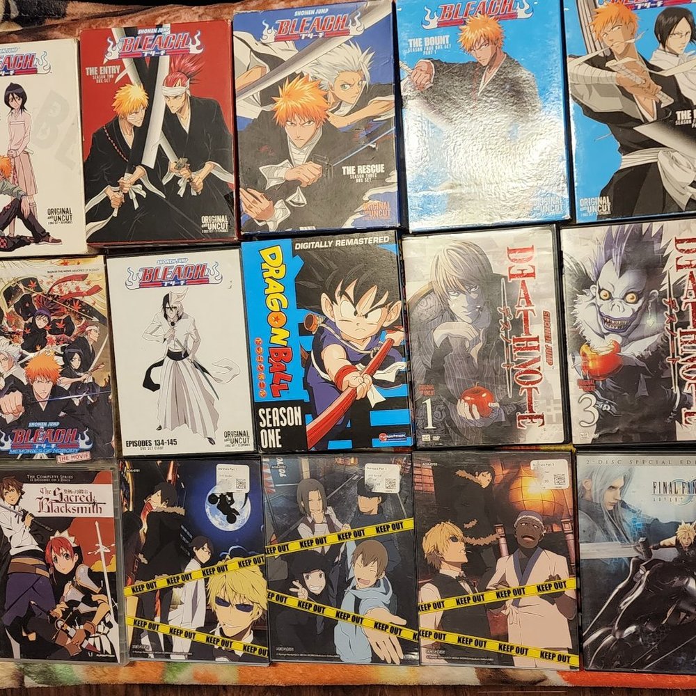 Anime Season/Adventure Time DVD Lot